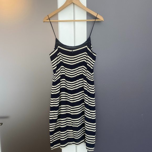 J.Crew Silk Striped Slip Dress - Picture 6 of 10